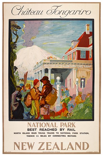 Chateu Tongariro, National Park, Best Reched By Rail, North Island Main Trunk Trains To National Park, Thence 11 Miles By Connecting Mtors, New Zealand