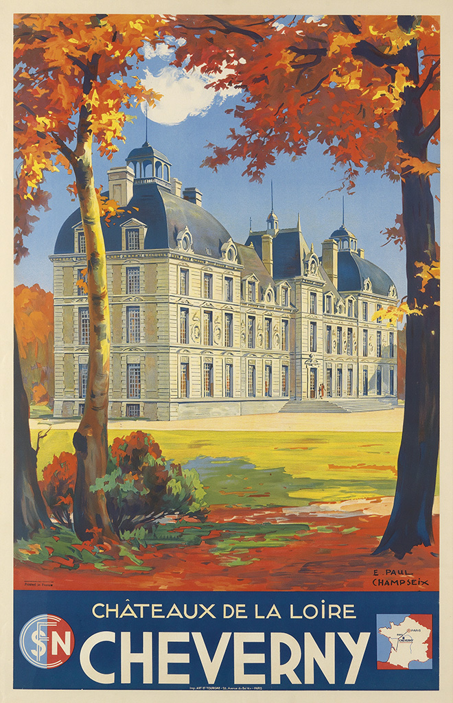 Chateaux De La Loire, Cheverny, E. Paul Champseix.