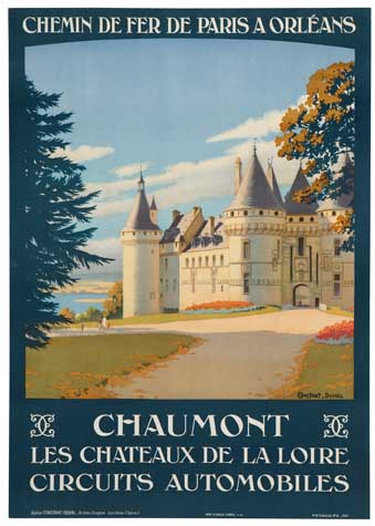 Chemin De Fer De Paris A Orlens, Chaumont, Les Chateaux De La Loire, Circuits Automobiles