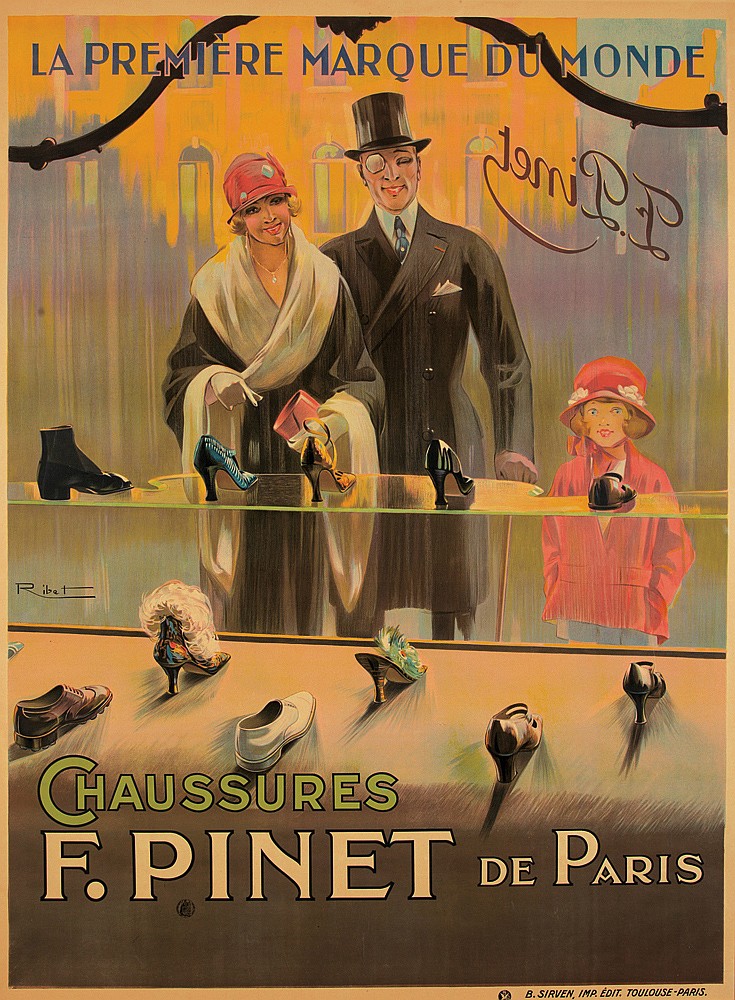 La Premiere Marque Du Monde, Chaussures, F. Pinet de Paris