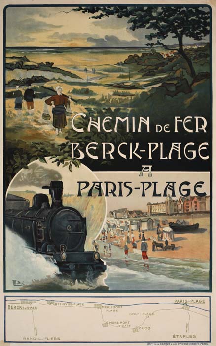 Chemin De Fer, Berck-Plage A Paris-Plage, A Paris Plage,