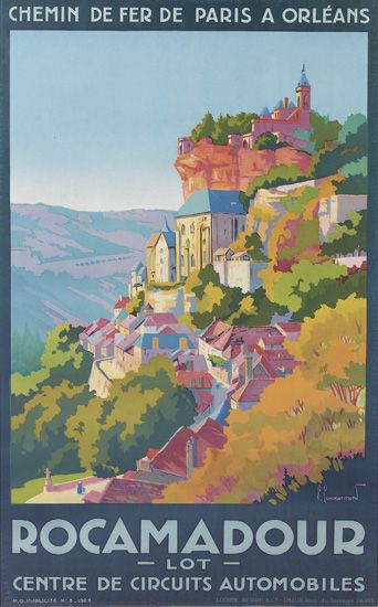 Chemin De Fer De Paris A Orleans, Rocamadour, Lot Centre De Circuits Automobiles