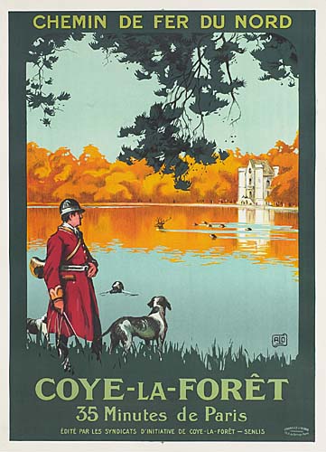 Chemin De Fer Du Nord, Coye La Foret, 35 Minutes De Paris, Par Lts Loitl Par Lts Syndicats Dinitiative De Coye La Foret Senlis