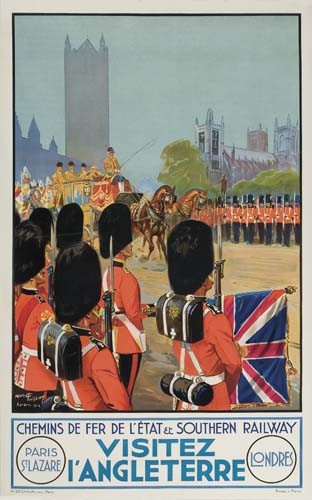 Chemins De Fer De Letat Et Southern Railway, Paris, St. Lazare, Visitez, L’Angleterre, Londres