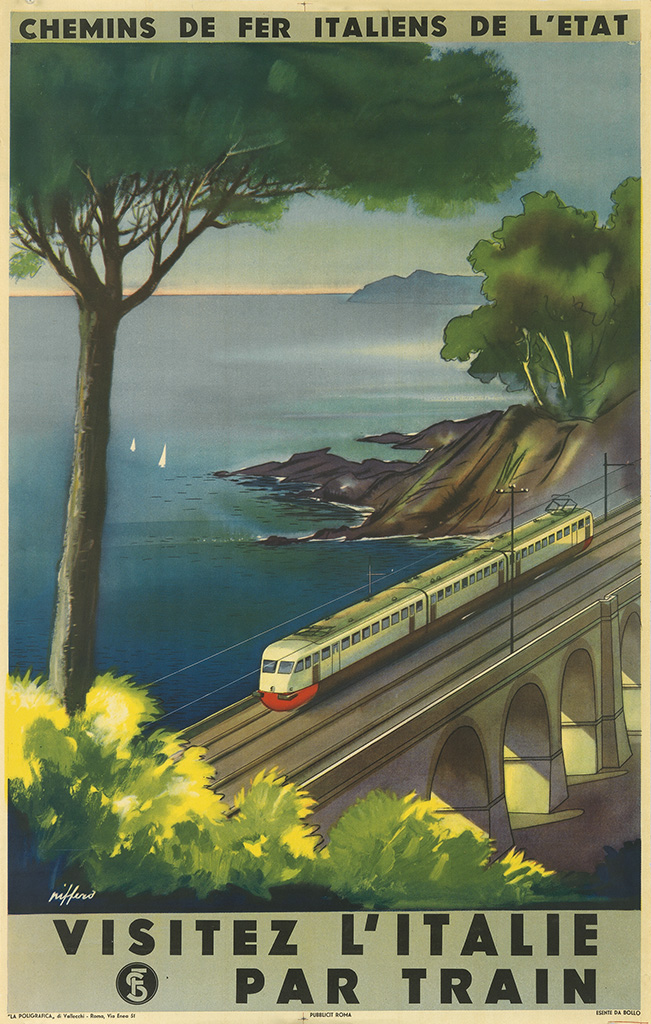 Chemins De Fer Italiens De L’Etat, Visitez L’ Italie, Par Train,