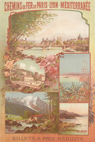 Chemins De Fer De Paris-Lyon-Mediterranee, Billets A Prix Reduits