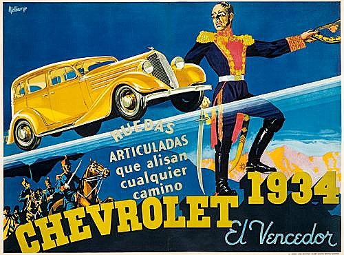 Ruedas, Articuladas, Cualquier, Camino, Chevrolet 1934, & Vencedor