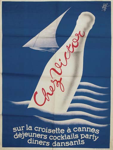 Chez Victor, Sur La Croisette A Cannes, Dejeuners Cocktails Party, Diners Dansants