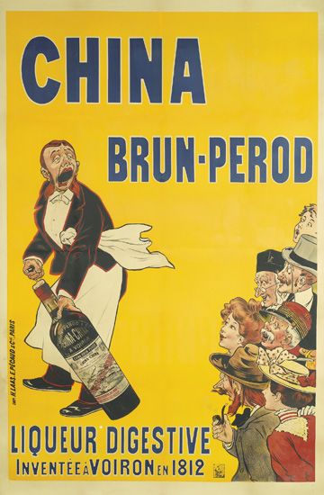 China Brun-Perod Liqueur Digestive Inventee A Voiron En 1812