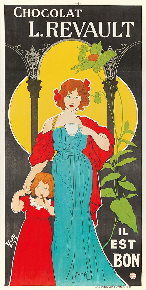 Chocolat, L. Revault, Yur, Il, Eat, Bon, Paris