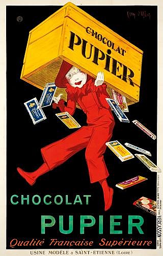 Chocolat, Pupier, Chocolat, Pupier, Qualite bFrancaise Superieure, Usine Modele Saint Etienne (Loire)