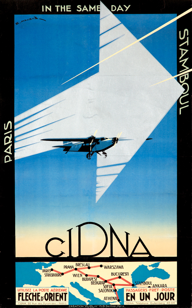 In the Same Day, Stamboul, Paris, Cidna, Fleche D’orient, Est Orient Flying arrow, A.l Orient Flug Pfeil