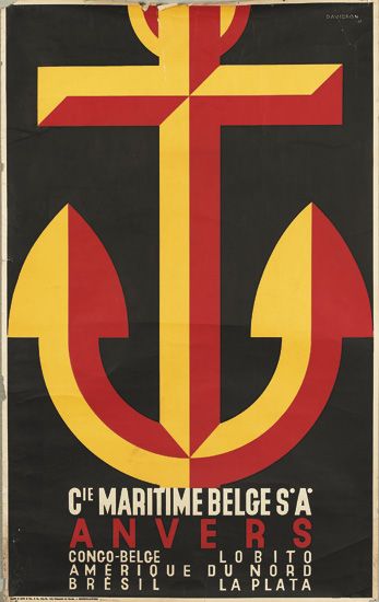 Cie Maritime Belge S.A. Anvers Congo-Belge Amerique Bresil Lobito Dunord La Plata