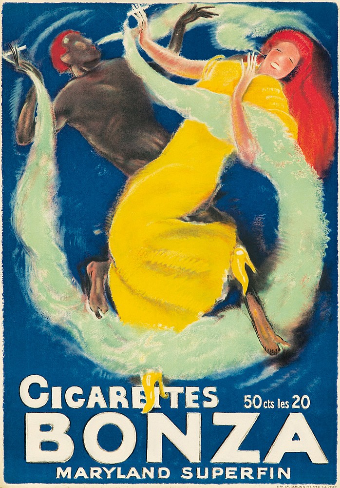 Cigarettes Bonza, 50cts les 20, Maryland Superfin