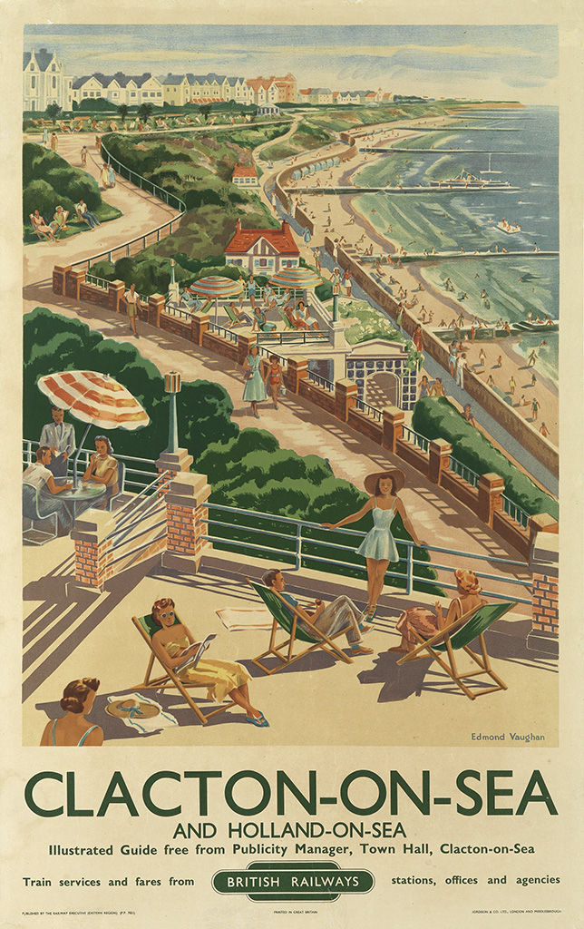 Clacton-On-Sea, And Holland-On-Sea, IIIustrated Gaude(2id)From Publicity Manager, Town Hall, Clacton-on-Sea, Train services and fares from British Railways, stations offices and agencies