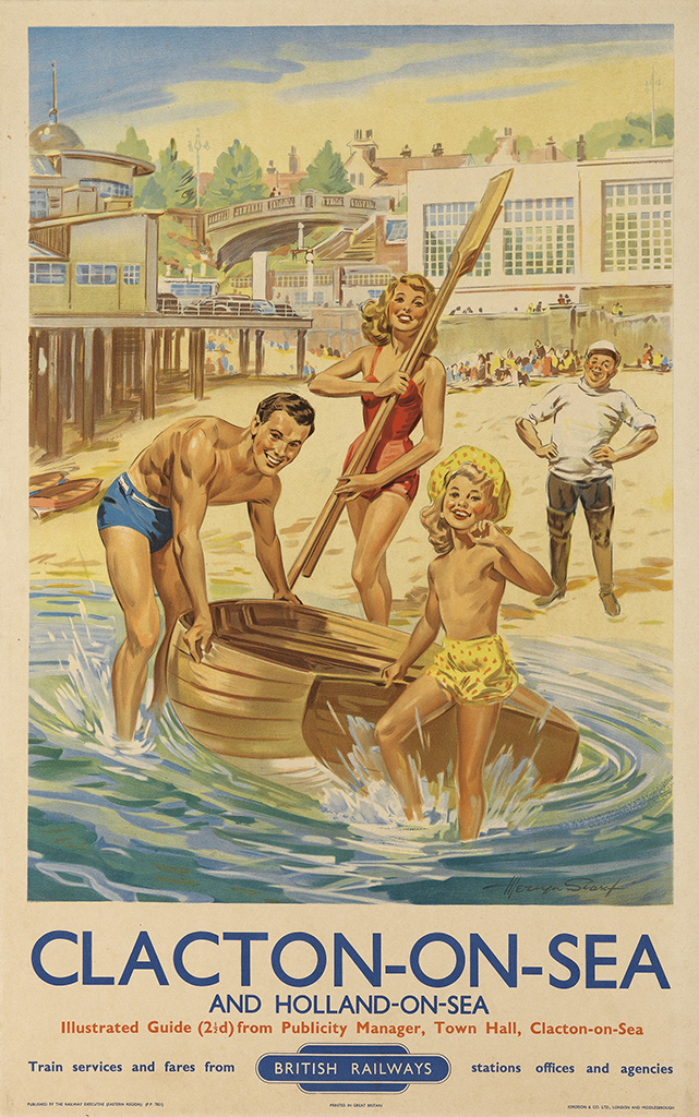 Clacton-On-Sea, And Holland-On-Sea, IIIustrated Gaude(2id)From Publicity Manager, Town Hall, Clacton-on-Sea, Train services and fares from British Railways, stations offices and agencies