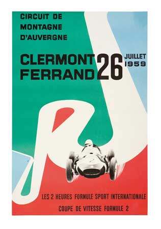 Circuit, Montagne, D’Auvergne, Clermont, Ferrand 26, Juillet, 1958, Les 2 Heures Formule Sport Internationale, Coupe De Vitesse Formule 2
