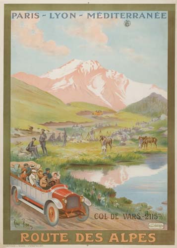 Paris-Lyon-Mediterranee, Col De Vars-2115, Rene Pean, Routes Des Alpes