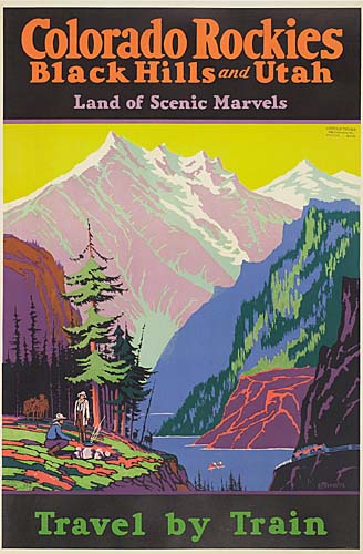 Colorado Rockies, Black Hills And Utah, Land of Scenic Marvels,