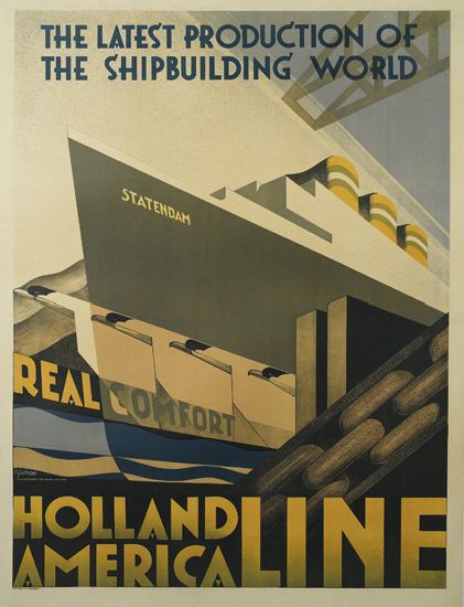 The Latest Production Of The Shipbuilding World, Statendam, Real Comfort, Holland America Line