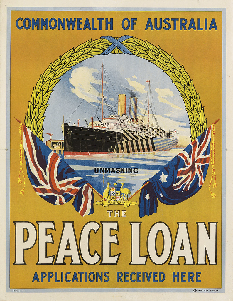 Commonwealth Of Australia, Unmasking, The Peace Loan, Applications Received Here