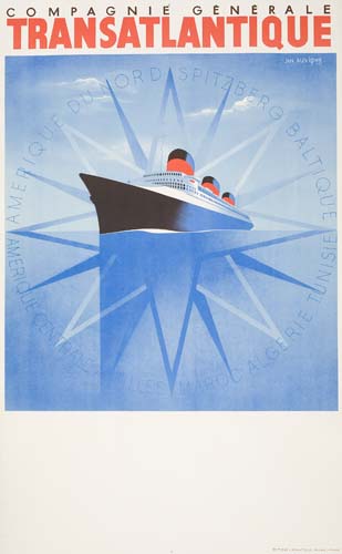 Compagnie Generale, Transatlantique, Amerique Du Nord Spotzberg Baltique, Amerique Cent Maroc Algerie Tunisie