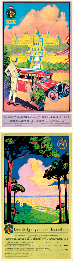 C.G.A., The Compania General De Autobuses De Barcelona,S.A, InterNational Exhibition of Barcelona