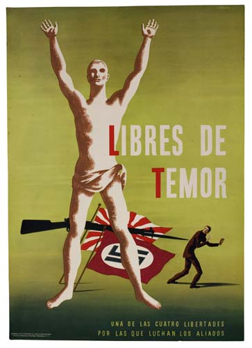 Libers De Temor, Una De Las Cuatro Libertades, por Las Que Luchan los Aliados