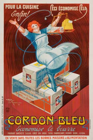 Pour La Cuisine, Entin!, Ceci Economise Cela, Cordon – Bleu, Economise Le Lcurre, Produit Belvete Sgdg En 1906. Seul Fabricant. Henri Dor. Lyon, En Vente Dans Toutes Les Bonnes Maisons D’Alimentation