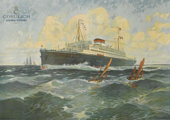 Cosulich Line, Saturnia-Vulcania,