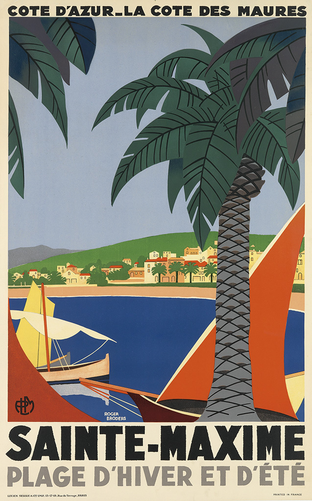 Cote D’Azur_La Cote Des Maures, Sanite-Maxime, Plage D’ Hiver Et D’ Ete,