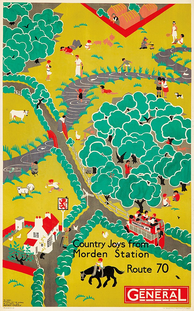 Travellers’Boy, Country Jous From, Morden Station, Route 70, General