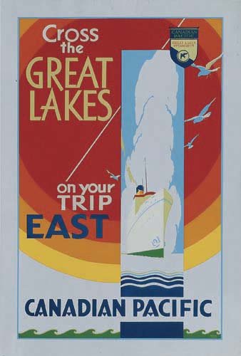 Cross, The Great, Lakes, On Your, Trip, East, Canadian Pacific