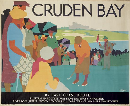 Cruden Bay, By East Coast Route, Illustrated Booklet Free From Passenger Managers, Liverpool Street Station London. E.C.2. 1, N-E-R York Or Any L-N-E-R Enquiry Office