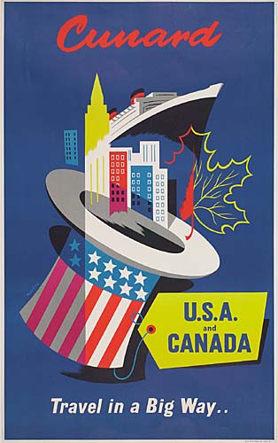 Cunard, Usa, And, Canada, Travel In A Big Way