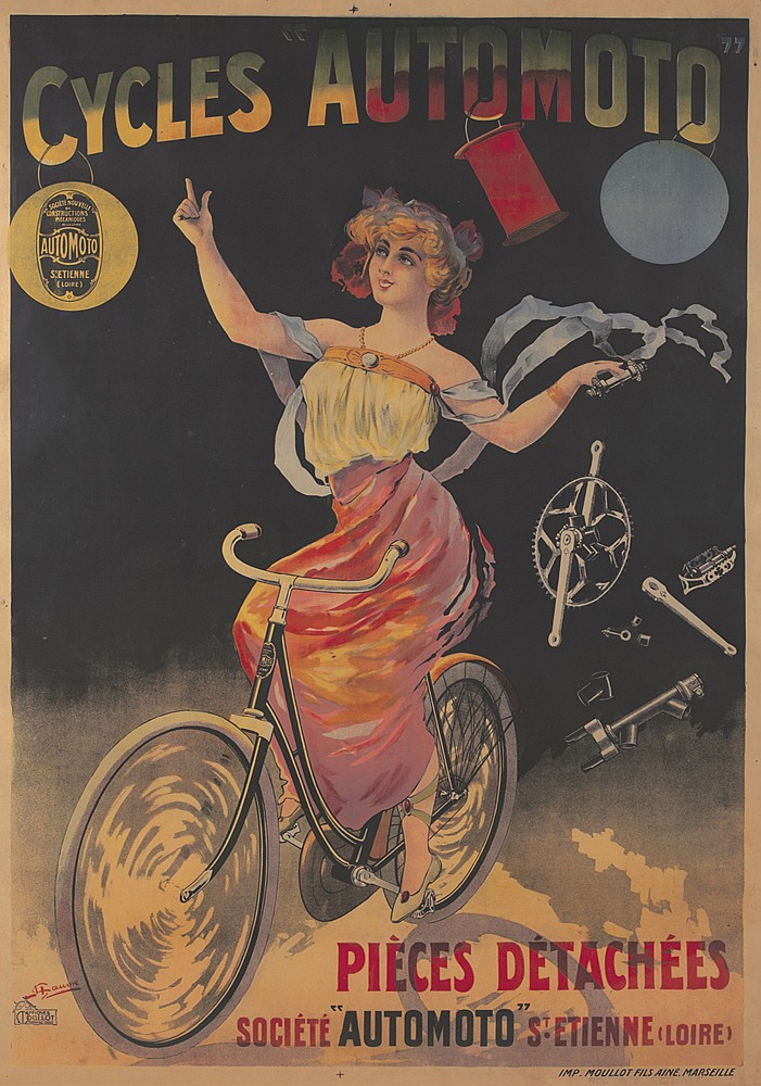 Cycles “Automoto”, Pieces Detachees, Societe “Automoto”S Etienne (Loire)