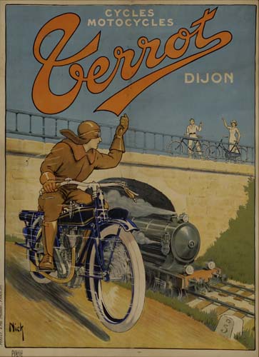 Cycles, Motocycles, Terrot, Dijion, Nick