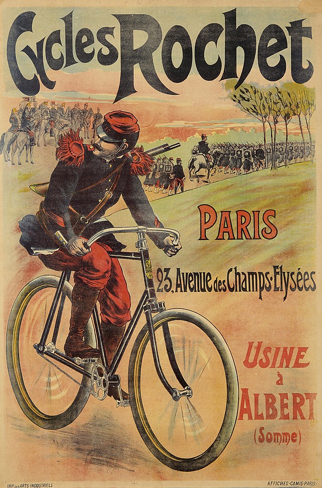 Cycles Rochet, Paris, 23.Avenue Des Champs Elysees, Usine, A, Albert, (Somme)