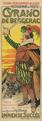 Tournee moncharmont M.Luguet, Prochainement Au Theatre, Cyrano De Bergerac, Piece, Heroi Comique, Rostand, Immense Succes