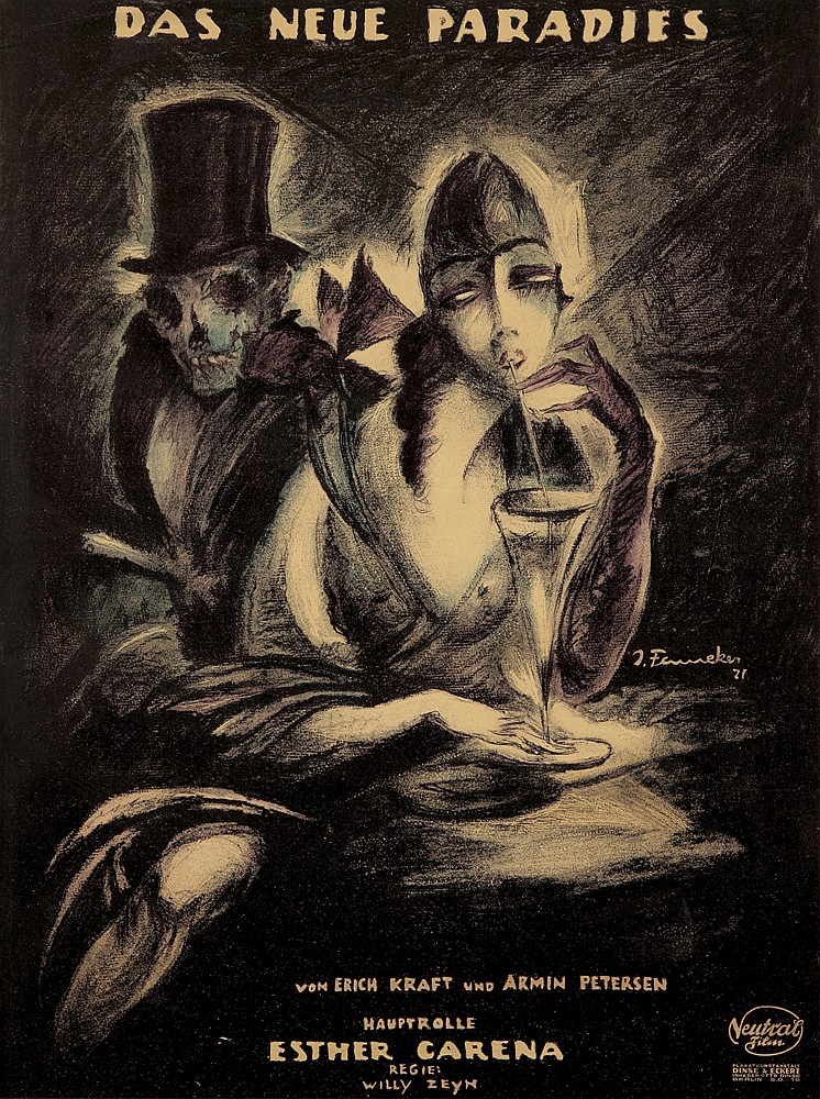 Das Neue Paradies, Fenneker, Von Erich Kraft Und Armin Pentersen, Hauptrlle, Esther Carena, Regie:, Willy Zeyn, Ventrcl, Dinne