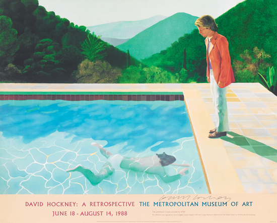 David Hockney: A Retrospective, The Metropolitan Museum Of Art, June 18-August 14, 1988