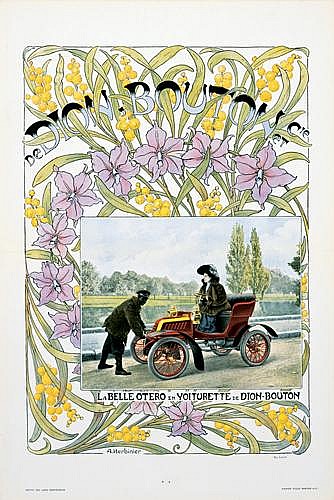 De Dion.Bouton Et Cle, La Belle Otero In Yoitorette Dion Bouton