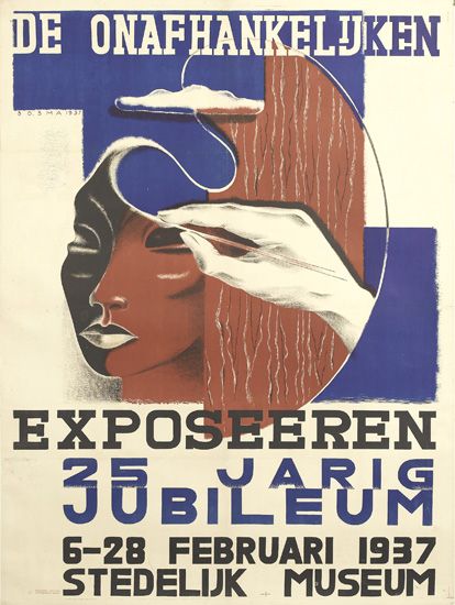 De Onafhankelijken, Exposeeren 25 Jarig, Jubileum, 6-28 Februari 1937, stedelijk Museum