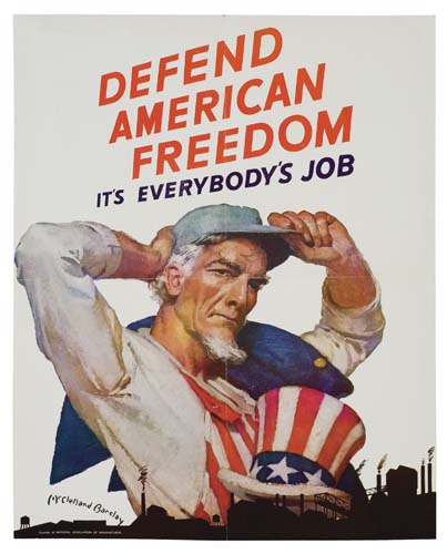 Defend, American, Freedom, It’S Everybody’S Job, Mcclelland Barclay