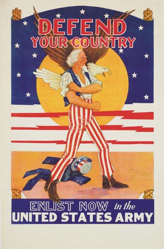 Defend, Your Country, Enlist Now In The, United States Army