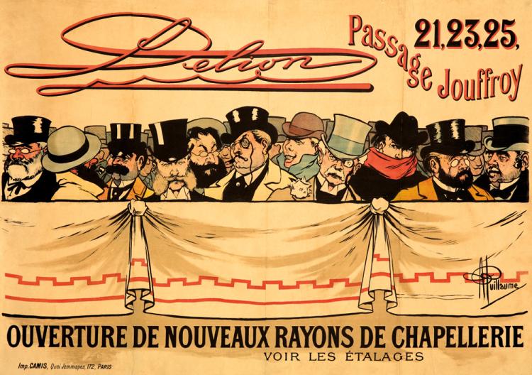 21,23,25,Passage Jouffroy, Delion, Ouverture De Nouveaux Rayons De Chapellerie, Voir Les Etalages,