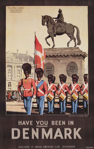 The Royal Castle Amaliehborg copennagen, Have You Been In, Denmark, Pvblished By Danish American Club Copenhagen