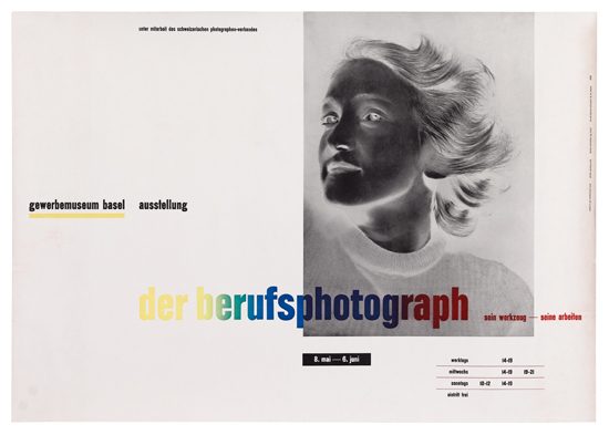 Der Berufsphotograph Gewerbenuseum Basel Ausslellung