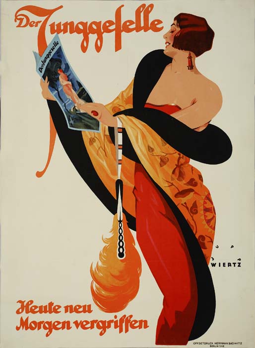 Der Junggeselle Heute neu Morgen vergriffen, Jupp Wiertz.