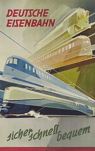 Deutsche, Eisenbahn, Jicher, Jchnell, Bequem
